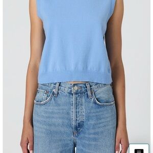 French Connection Light Blue Tank Top